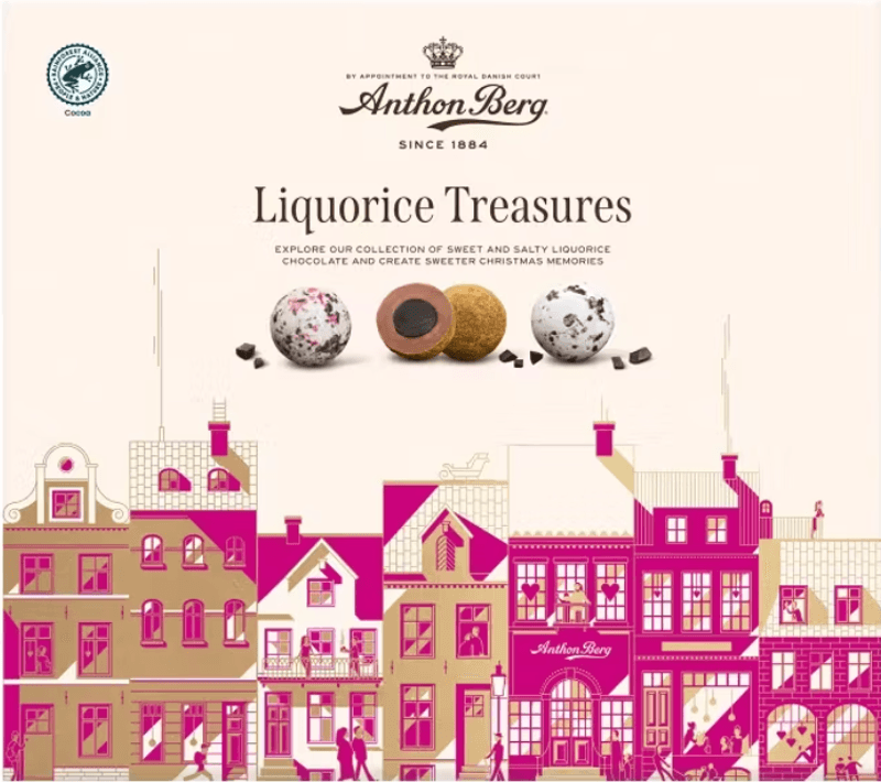 Liquorice Treasures 240g Anthon Berg