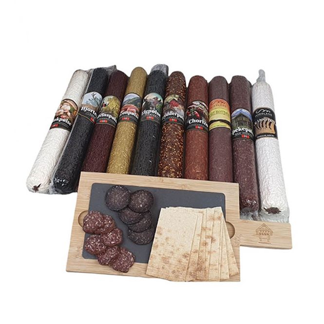 Hovedbilde 5-pack store spekepølser fra Svindland 