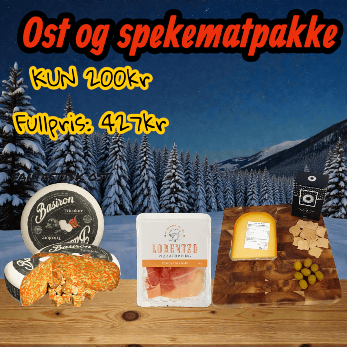 Ost og spekematpakke #2