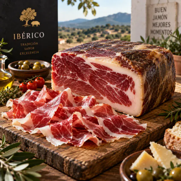 Hovedbilde Ibericoskinke Cebo blokk ca 2.6-2.8 kg (27.09.26)