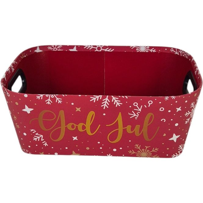 Hovedbilde God Jul Gavekurv (Rød)