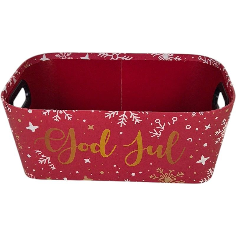 Merry Christmas Gavekurv (Blå)