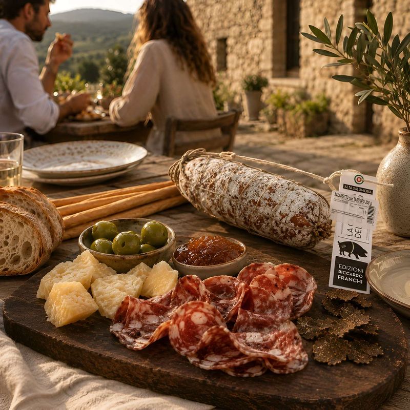 Salametto con Tartufo (trøffel) ca 300g, Edizioni Franchi (27.12.26)