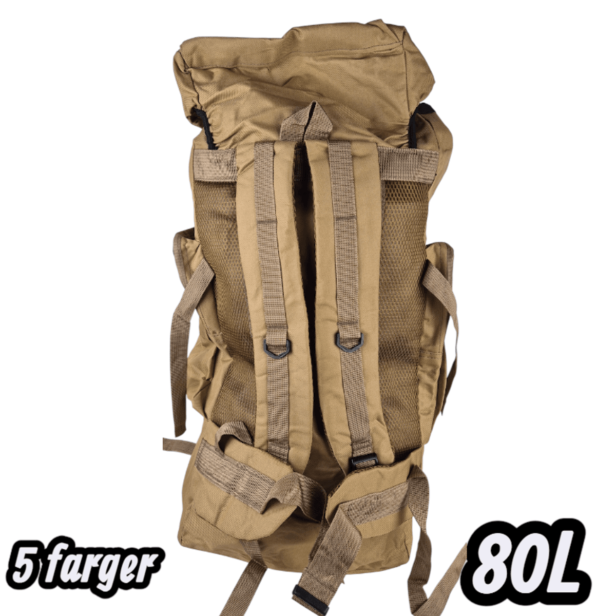 Militærsekk 80L