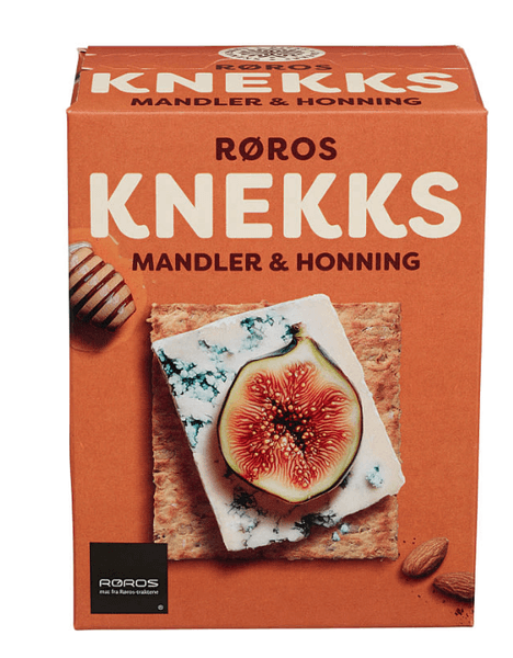 Hovedbilde Knekks Kjeks Mandler&Honning 190g