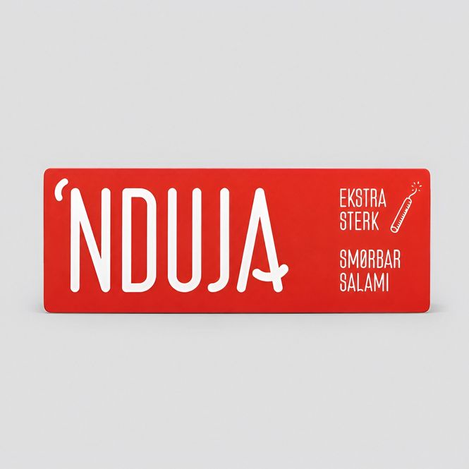 Hovedbilde Nduja, Ekstra Sterk, Ask 100g