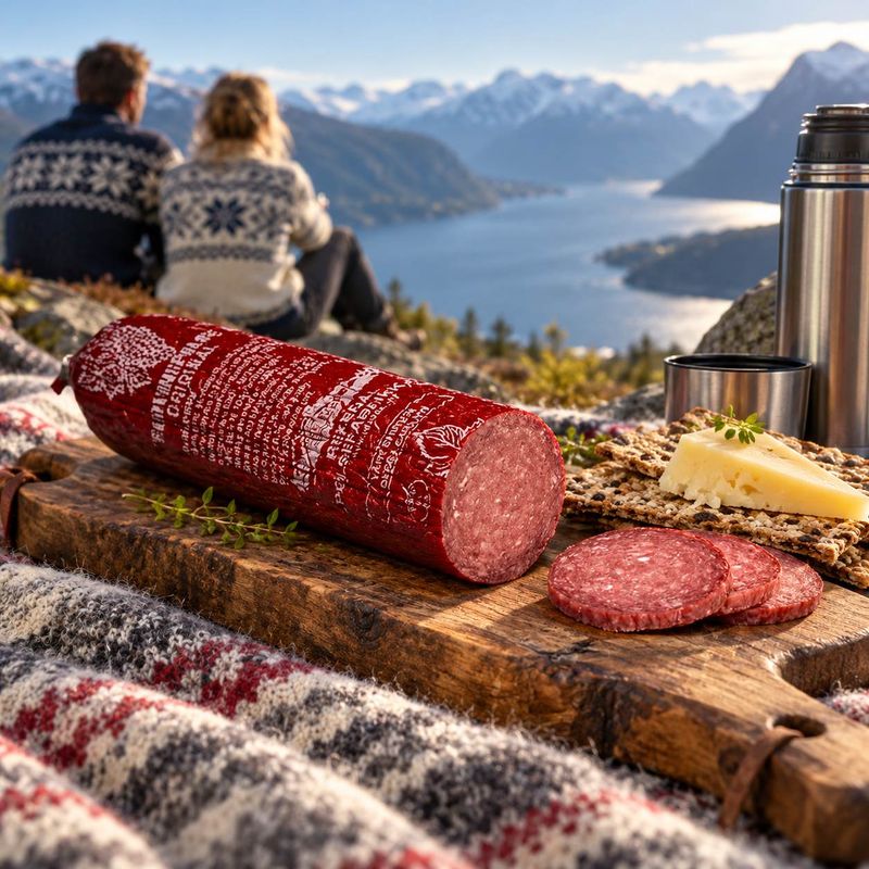 Rødvinspølse 500g