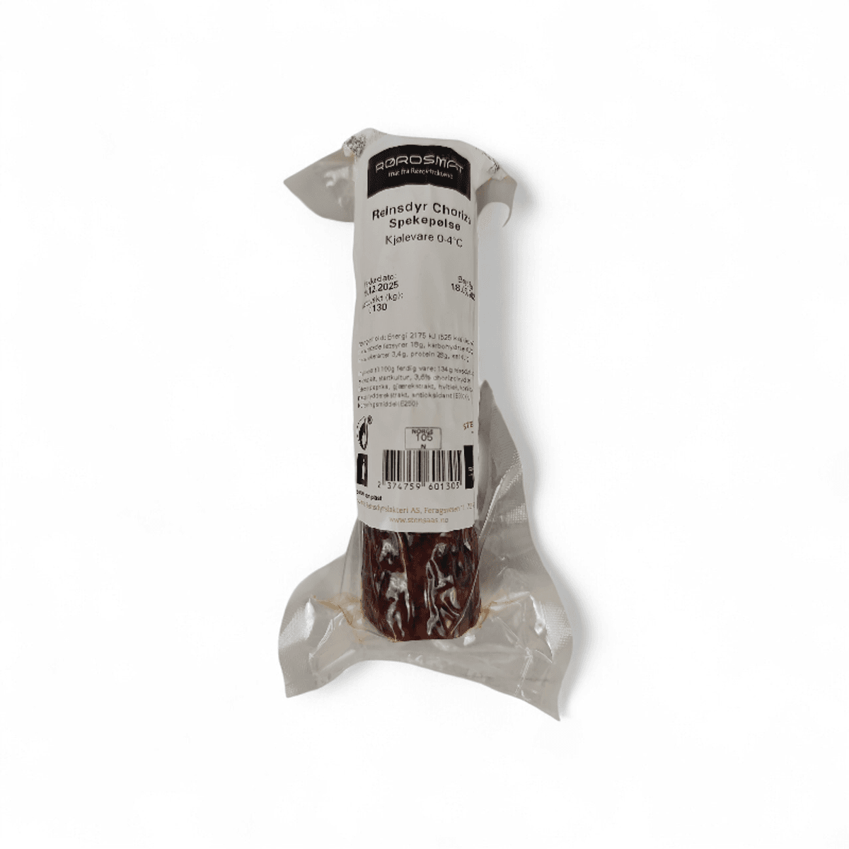 Reinsdyr Chorizo, Stensaas Røros ca 130g