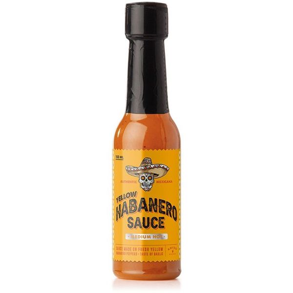 Hovedbilde Yellow Habanero Sauce 150ml (medium Hot)
