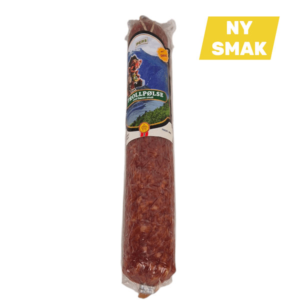 Hovedbilde Trollpølse med bacon 200g 