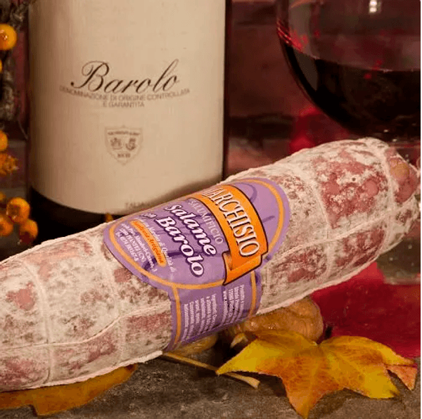 Hovedbilde Salame con Barolo 300g, Marchisio