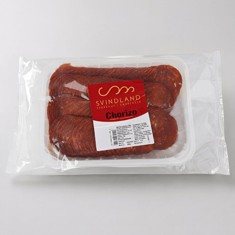 Spansk Chorizo 500g oppskåret