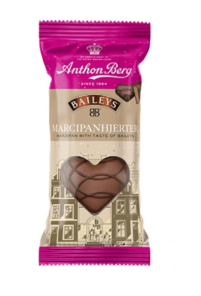 Hovedbilde Anthon Berg Marsipanhjerte Baileys 84g
