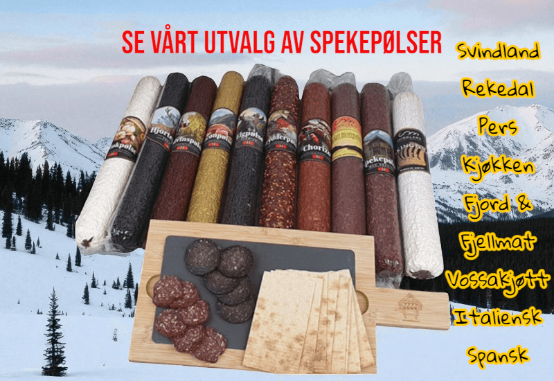 Se vårt utvalg av spekemat