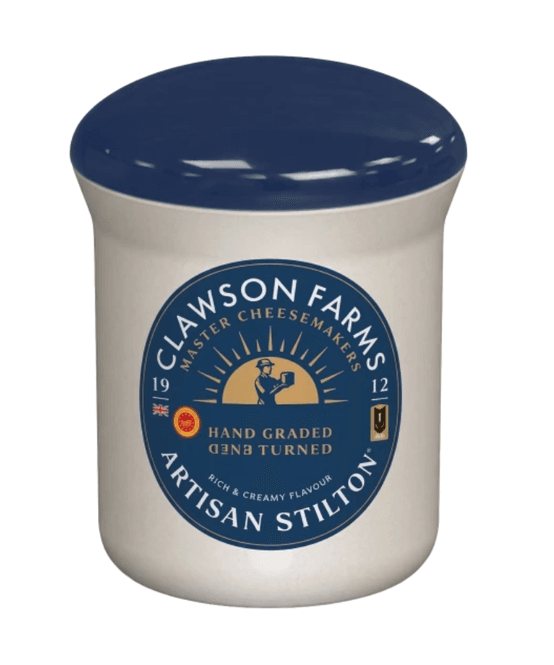 Hovedbilde Blue stilton jar PDO 110g, Clawson Farms