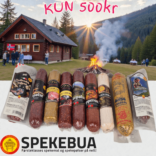 Hovedbilde 10-pack Spekepølser fra Spekebua – Variert ...
