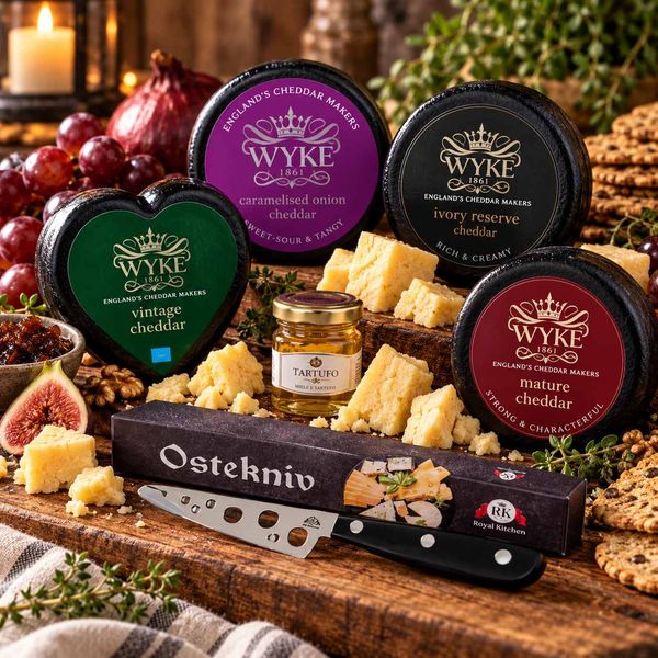 Hovedbilde Wyke Osteglede – 4 cheddar, trøffelhonning ...