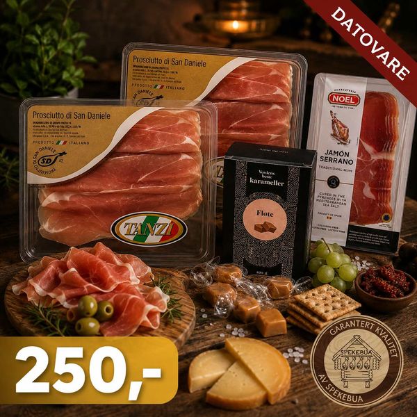 Hovedbilde DATOVARE – Spekebua Favorittpakke