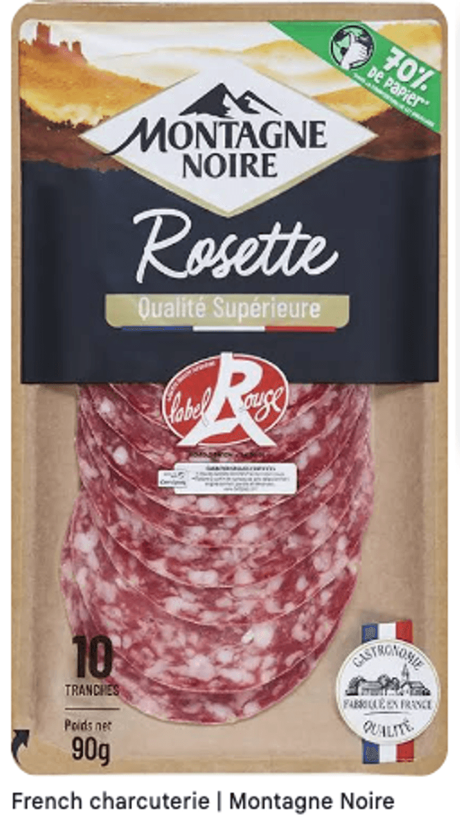 Fransk salami rosette ca 500g ( i bit)