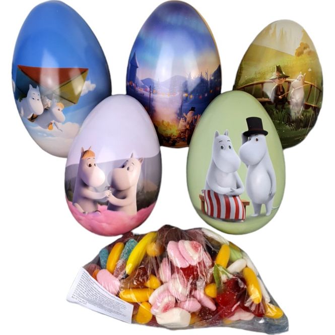Hovedbilde Mummitrollet Påskeegg 18 cm (Uten innhold)