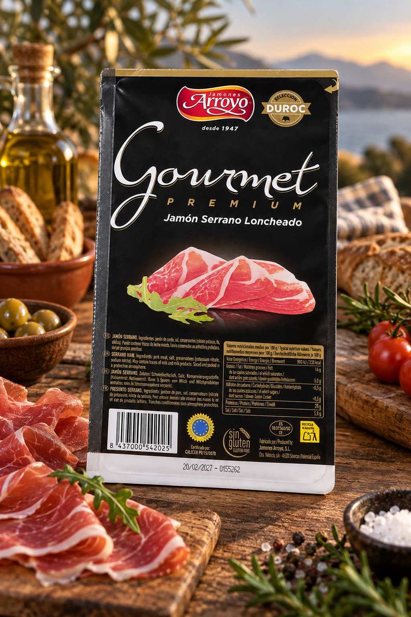 Serranoskinke oppskåret 50g 
