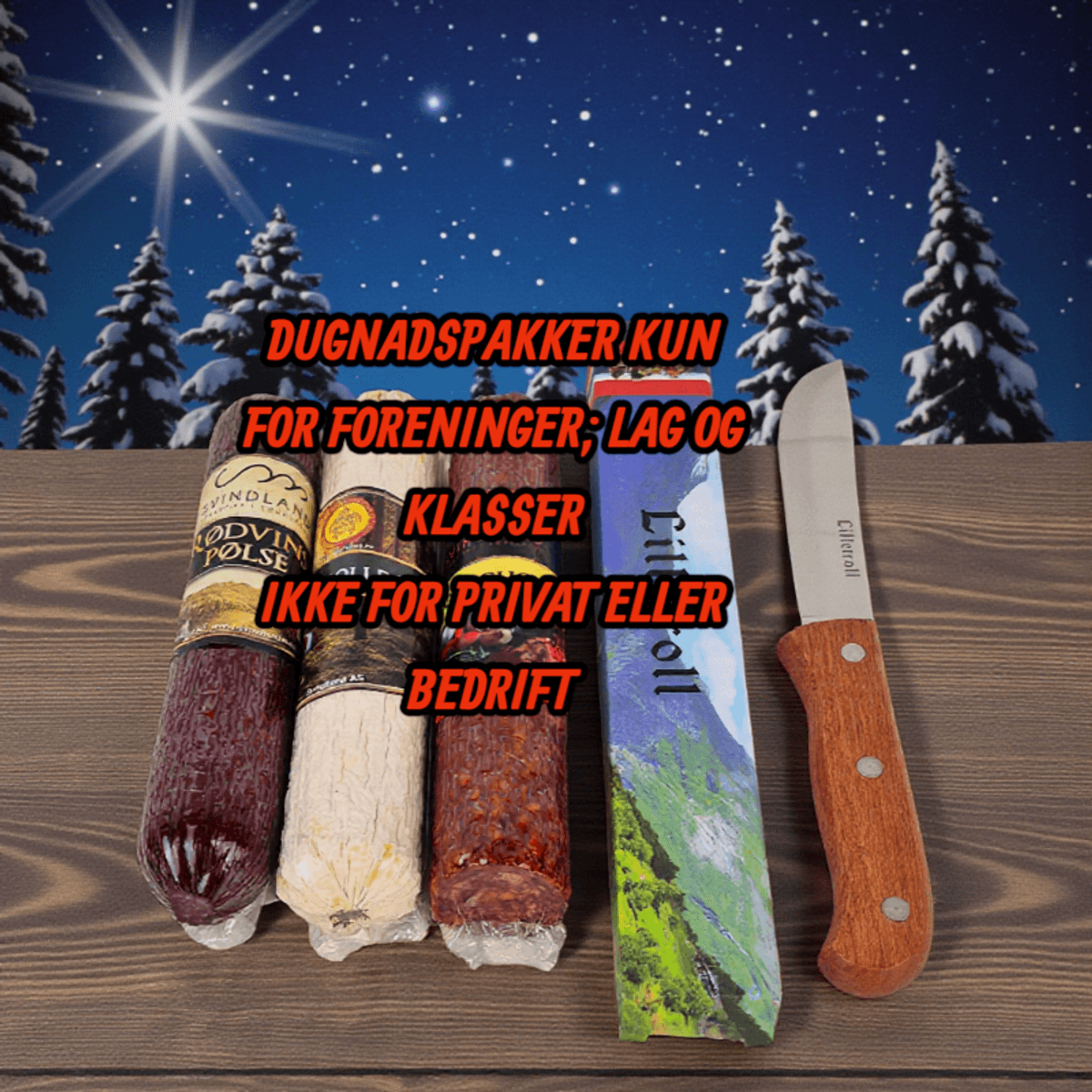 KUN for dugnadskunder, derav midlertidig tomt på lager. 