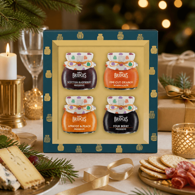Mrs Bridges Gold & Green Gift Pack (4x113g)