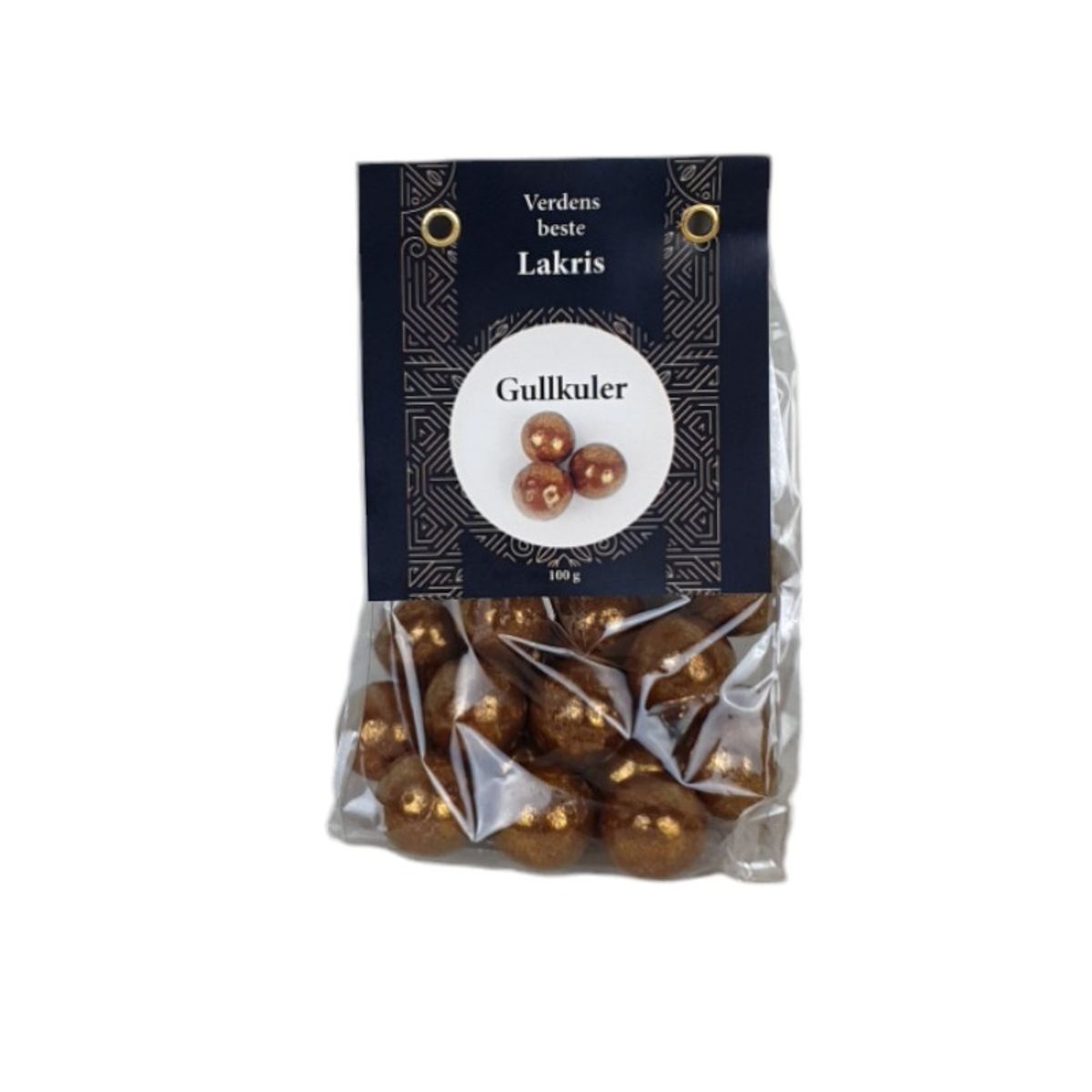 Verdens Beste - Lakris, Gullkuler 100g